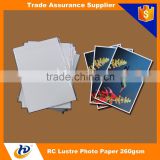 Yes Glossy and Photo Paper Type resin coated inkjet photos paper /a3 photo paper