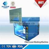 Keyland 20w Color Fiber Laser Barcode Printer Engraver for Metal and Non-metal