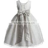 Latest White Rose Girl Dress With Bow Fluffy Baby Girls Princess Dresses Sleeveless Children Clothes CMGD90326-10 thumbnail-2