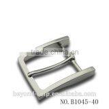 Non-nickel Release Male 40mm Silver Plating Middle Cut Belt Buckle Supplier's Choice