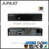 JUNUO China Factory 2016 OEM New Quality Full hd Strong Tuner Mstar 7t01 Indonesia tv Decoder Set Top Box Dvb t2 thumbnail-4