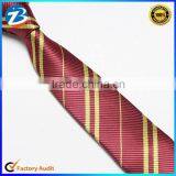 Fashion Harry Potter Polyester Striped School Ties Wholesale Quality Choice