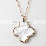 Online Wholesale Coolman Ceramic Rose Gold Plating Heart Girls Jewelry Necklace Pendant thumbnail-1