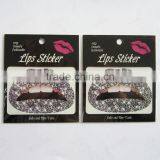 Custom Red Star Lip Temporary Tattoo Sticker Art Tattoo Sticker Factory thumbnail-6