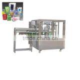 Full Automatic 6-nozzle Stand Spout Pouch Filling Capping Machine With Date Printing Device and Spout Bag Feeding Line