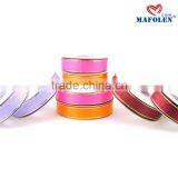 Celebrate it Holiday Ribbon Metallic Gold Foil Printed Custom Purple Grosgrain Ribbon thumbnail-6