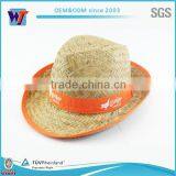 100% Cotton Fashion Wool Blaze Orange Cowboy Hat thumbnail-3