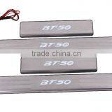 CHROME SILLS SCUFF PLATE 4 DOOR LED FOR MAZDA BT50,BT-50,BT 50 PICKUP 2012+ thumbnail-1
