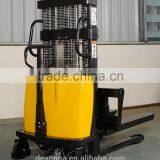 Hand Operated Forlift Semi Electric Stacker With Best Performance thumbnail-2