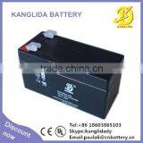 Sealed Lead Acid Battery, 12v1.3ah Rechargeable Maintenance Free Battery