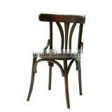 Restaurant Promotion Dining Antique Wooden Arm Rest Chair for Kids thumbnail-2