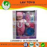 2014 High Quality 14 Inch Vinyl Toy Doll With Sound for Children thumbnail-1