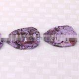 Full Strand Natural Agate Gem Stone Beads, Charm Purple Ocean Agate Stone Beads For Jewelry Making thumbnail-3