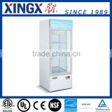 Swing Glass Door Refrigerator with LED lighting/ supermarket merchandising best seller-258 L / 9.1 cu.ft