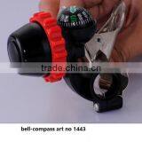Aluminium Novelty China Bicycle Bike Turning Bell With Compass thumbnail-4