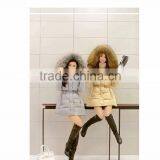 Factory Sale Women Winter Down Coat With Big Fur Collar thumbnail-3