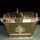 NEW Fashion Large Acrylic Led Ice Bucket, Square Led Beer Bucket for Party thumbnail-4