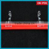 Display Clear Plastic Hooks and Clips for Hanging