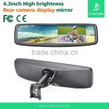 4.3 inch Rearview mirror camera with parking sensor system