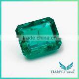 Colombian Emerald Emerald Cut 8*10mm Synthetic Emerald Stone for Emerald Jewelry thumbnail-3