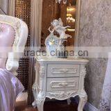 French Style Nightstand Oak Wood Night Stands thumbnail-3