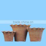 Large Scallop Garden Porcelain Flowerpots thumbnail-1