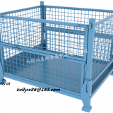 Foldable and Stackable Warehouse Use Wire Pallet Mesh Cages/container thumbnail-2