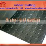 3mm to 6mm thikness flooring round stud rubber mat