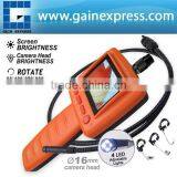 2.4 LCD Portable Video Inspection Endoscope 16mm Camera 1m Cable thumbnail-1