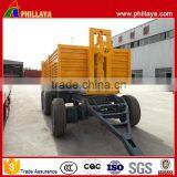 Customized Full Type Hydraulic Lifting Tipper Self-Dumping Tractor Trailer With Drawbar thumbnail-4