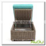 Audu Seattel Wicker Outdoor Sun Lounger thumbnail-6