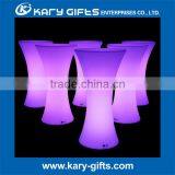 Color Changing High Event Tall LED Cocktail Table thumbnail-4