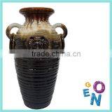 Tall Classic Glazed Ceramic Vase Urns thumbnail-1