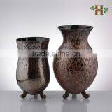 Round Bellied Glass Vase for Hotel Decoration, 2015 New Glass Vase