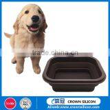 Factory Sale Collapsible Silicone Dog Bowl/ Pet Bowl/ Pet Dishes, Pet Dog Bowl thumbnail-1