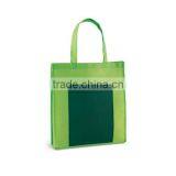 High Quality Non Woven Recycle Tote Shopping Bag With Big Frontal Pocket thumbnail-2