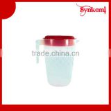 Plastic water pitcher with lid