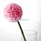 SJ13001117 Single Plastic Stem With Flower Ball Silk Flower thumbnail-1