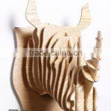 Modern Overmantel Decoration Rhino Head Wall Decor thumbnail-1