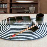 Japanese Style Stoneware Dish With Solid Color thumbnail-1