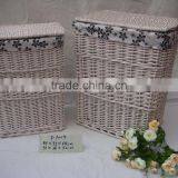 Lucky Weave Rattan Basket With Lid thumbnail-2