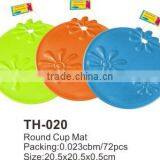 High Quality Round Cup Mat TH-020 thumbnail-1