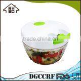 NBRSC As Seen on TV Powerful Manual Pulling Food Chopper Hand Held Vegetable Chopper Mincer Blender With Bowl thumbnail-2