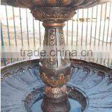 Bronze Garden Swan Water Fountain With Lion Head thumbnail-4