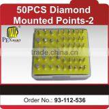 50 Pcs Diamond Mounted Points-2