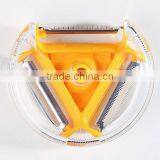 Creative Kitchen Tool 3 In 1 Fruit & Vegetable Round Peeler With Cute Design thumbnail-4