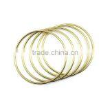 High Quality Bright Color Metal O Ring for Bag Round Ring, Butt Welded Steel Wire Rings ID 4" thumbnail-3