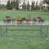Multi-Purpose Plant Display Bench, Garden Planter Display Rack thumbnail-2