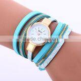 2017 Fashion Crystal Rhinestone Bracelet Women Dress Watches Ladies Quartz Wristwatches thumbnail-2