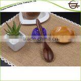 China Custom Nature Soup Painted Flat Mini Wood Spoon thumbnail-2